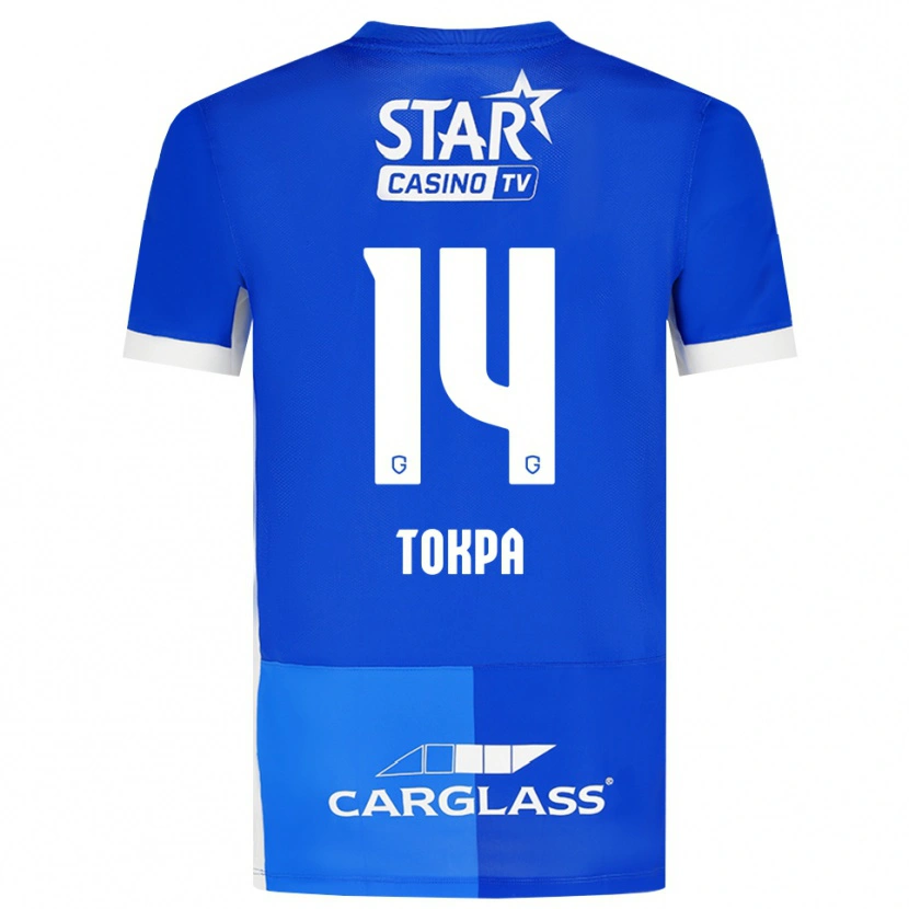 Danxen Donna Maglia Winner Tokpa #14 Blu Medio Blu Reale Bianco Kit Gara Home 2026/27 Maglietta