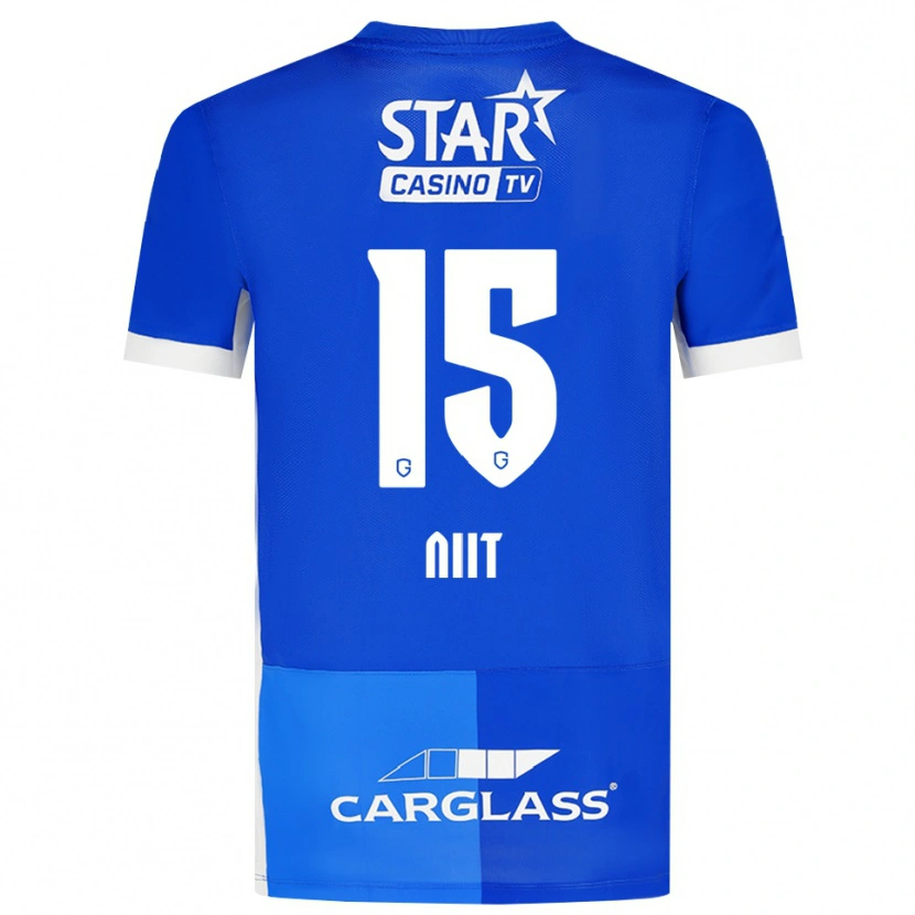 Danxen Donna Maglia Eva-Maria Niit #15 Blu Medio Blu Reale Bianco Kit Gara Home 2026/27 Maglietta