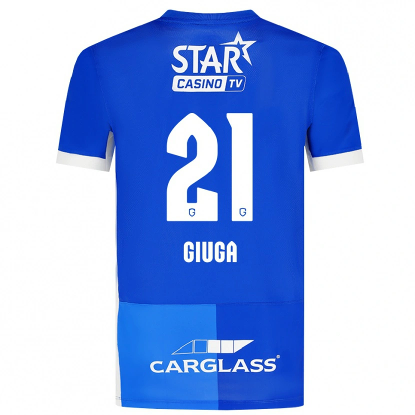 Danxen Donna Maglia Anissa Giuga #21 Blu Medio Blu Reale Bianco Kit Gara Home 2026/27 Maglietta