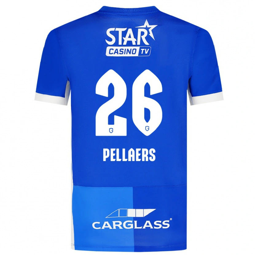 Danxen Donna Maglia Amanuel Pellaers #26 Blu Medio Blu Reale Bianco Kit Gara Home 2026/27 Maglietta