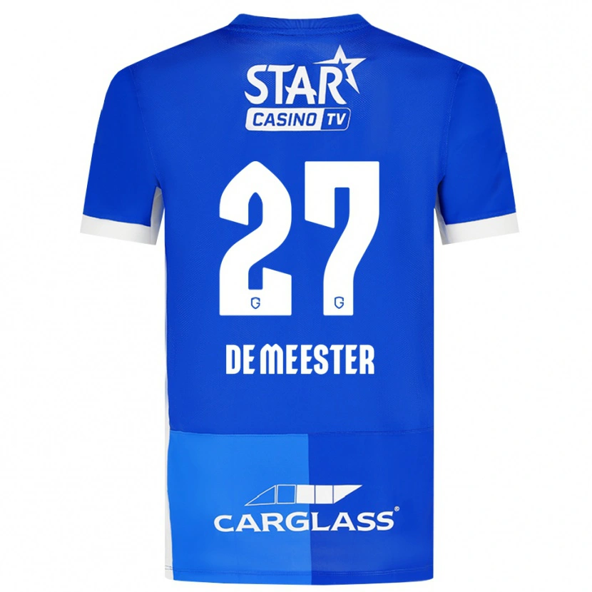 Danxen Donna Maglia Joyce De Meester #27 Blu Medio Blu Reale Bianco Kit Gara Home 2026/27 Maglietta