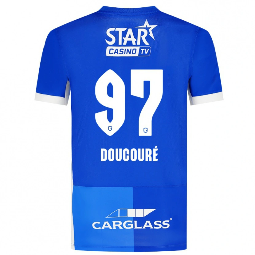 Danxen Donna Maglia Emile Doucouré #97 Blu Medio Blu Reale Bianco Kit Gara Home 2026/27 Maglietta