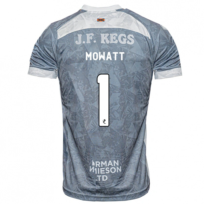Danxen Donna Maglia Beth Mowatt #1 Grigio Ardesia Kit Gara Away 2026/27 Maglietta