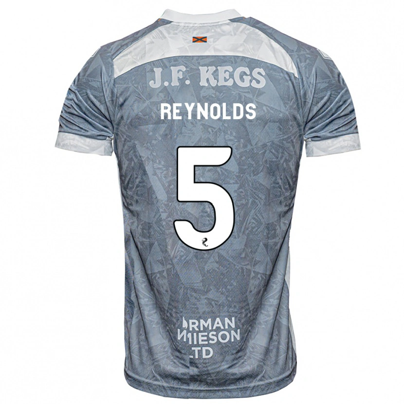 Danxen Donna Maglia Nairn Reynolds #5 Grigio Ardesia Kit Gara Away 2026/27 Maglietta