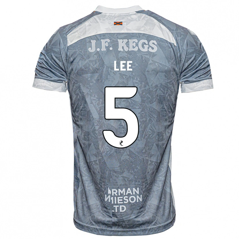 Danxen Donna Maglia Brodie Lee #5 Grigio Ardesia Kit Gara Away 2026/27 Maglietta