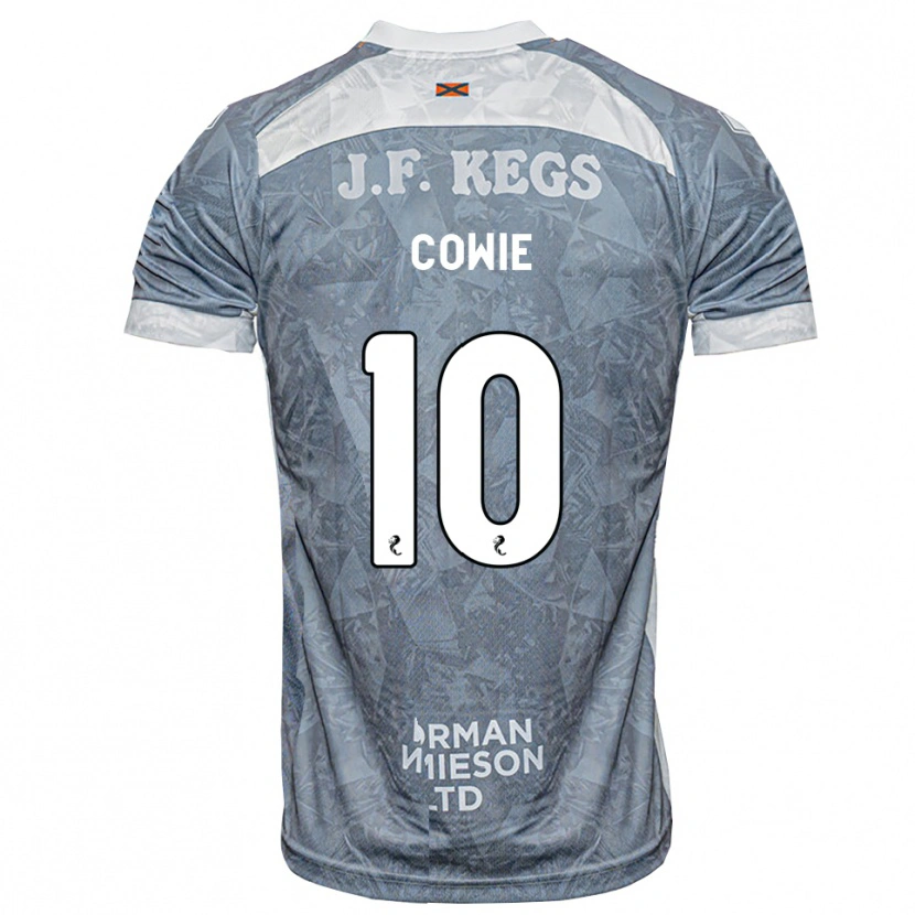 Danxen Donna Maglia Ellie Cowie #10 Grigio Ardesia Kit Gara Away 2026/27 Maglietta