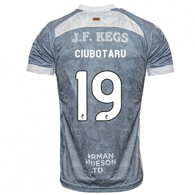 Danxen Donna Maglia Kevin Ciubotaru #19 Grigio Ardesia Kit Gara Away 2026/27 Maglietta