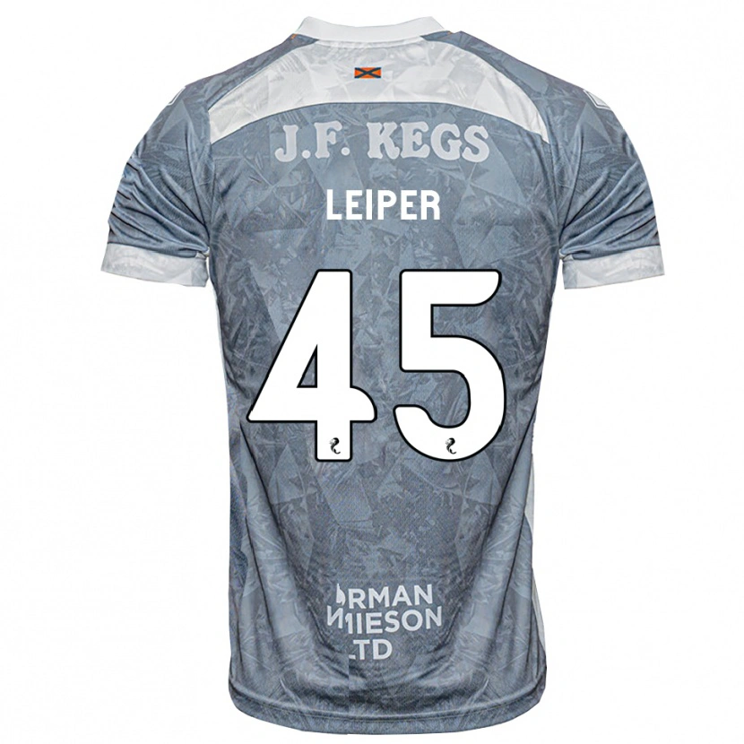 Danxen Donna Maglia Cohen Leiper #45 Grigio Ardesia Kit Gara Away 2026/27 Maglietta