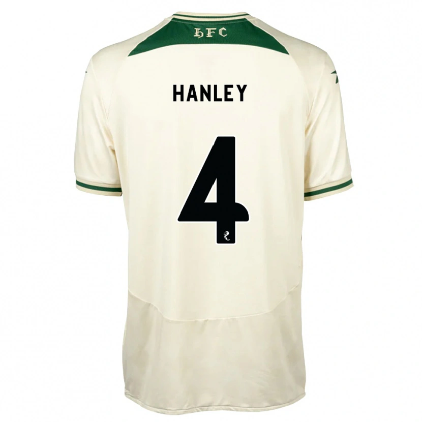 Danxen Donna Maglia Grant Hanley #4 Verde Foresta Bianco Kit Gara Away 2026/27 Maglietta