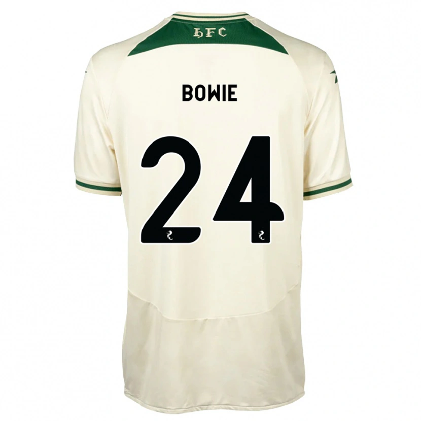 Danxen Donna Maglia Tegan Bowie #24 Verde Foresta Bianco Kit Gara Away 2026/27 Maglietta