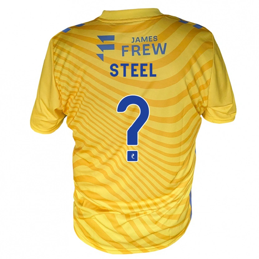 Danxen Donna Maglia Lauren Steel #0 Giallo Blu Reale Kit Gara Away 2026/27 Maglietta
