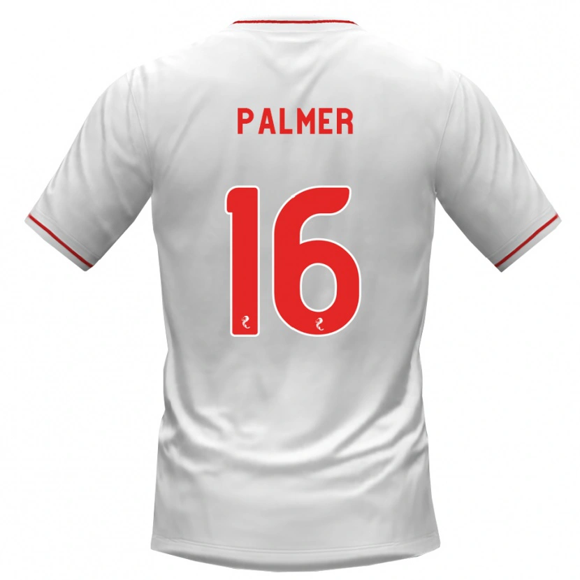 Danxen Donna Maglia Cammy Palmer #16 Rosso Bianco Kit Gara Away 2026/27 Maglietta