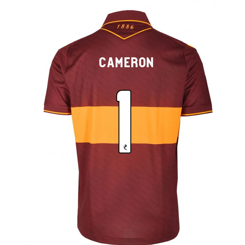 Danxen Donna Maglia Rebecca Cameron #1 Marrone Arancione Kit Gara Away 2026/27 Maglietta