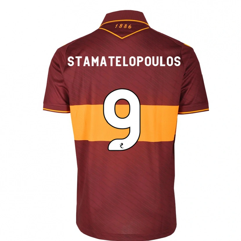 Danxen Donna Maglia Apostolos Stamatelopoulos #9 Marrone Arancione Kit Gara Away 2026/27 Maglietta