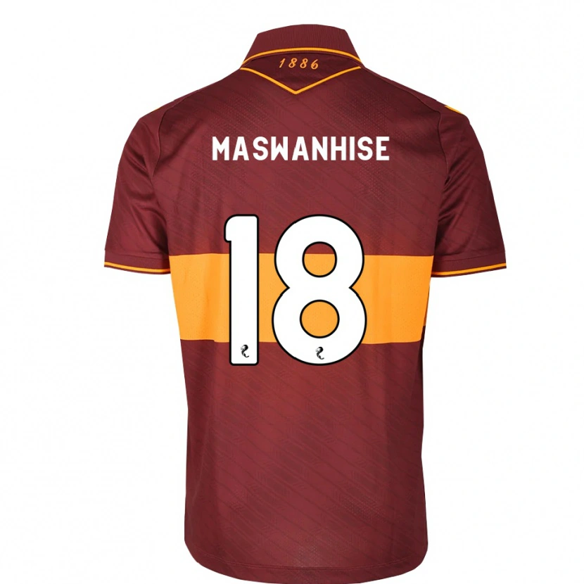 Danxen Donna Maglia Tawanda Maswanhise #18 Marrone Arancione Kit Gara Away 2026/27 Maglietta