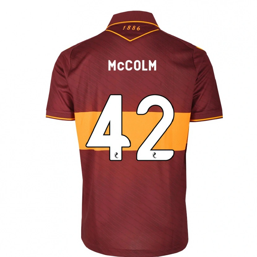 Danxen Donna Maglia Rocco Mccolm #42 Marrone Arancione Kit Gara Away 2026/27 Maglietta