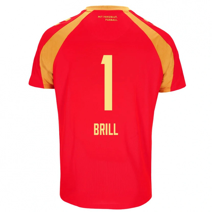 Danxen Donna Maglia Moritz Brill #1 Rosso Arancione Nero Kit Gara Away 2026/27 Maglietta