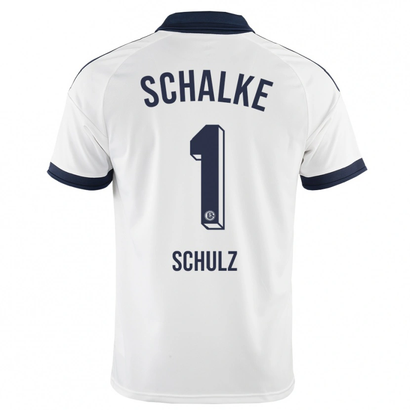 Danxen Donna Maglia Finn Schulz #1 Bianco Nero Kit Gara Away 2026/27 Maglietta