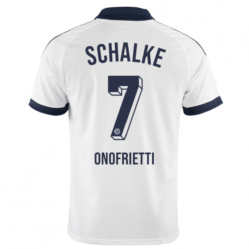 Danxen Donna Maglia Vincenzo Onofrietti #7 Bianco Nero Kit Gara Away 2026/27 Maglietta