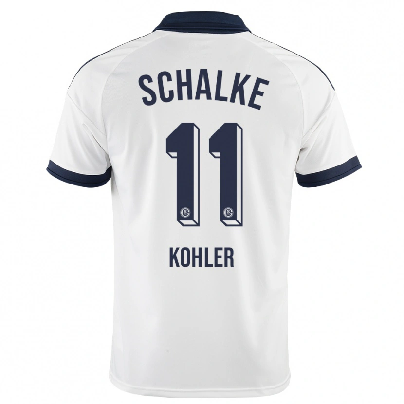 Danxen Donna Maglia Marlon Kohler #11 Bianco Nero Kit Gara Away 2026/27 Maglietta