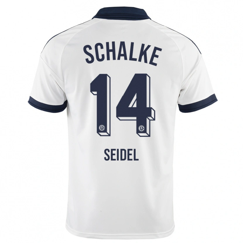 Danxen Donna Maglia Kimon Seidel #14 Bianco Nero Kit Gara Away 2026/27 Maglietta