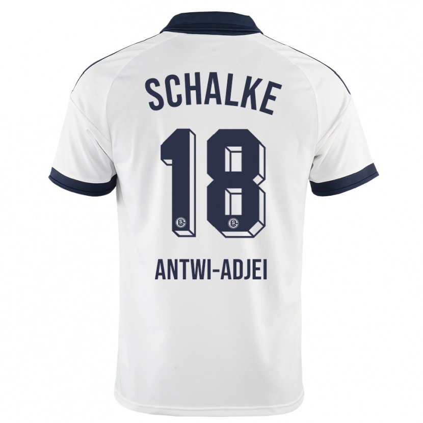 Danxen Donna Maglia Christopher Antwi-Adjei #18 Bianco Nero Kit Gara Away 2026/27 Maglietta
