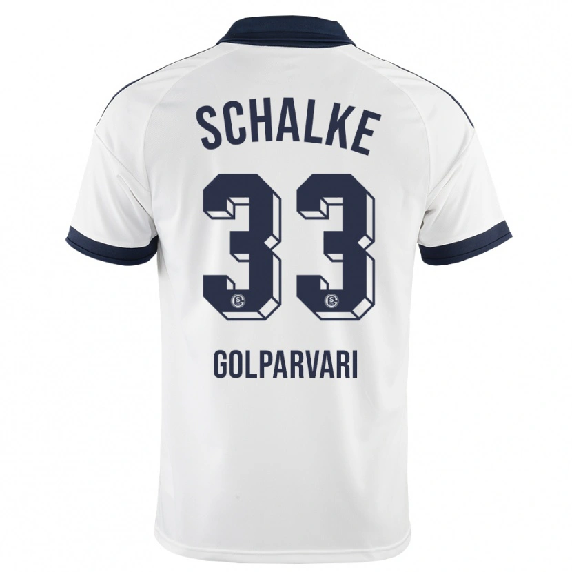 Danxen Donna Maglia Tara Golparvari #33 Bianco Nero Kit Gara Away 2026/27 Maglietta