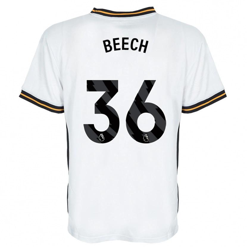 Danxen Donna Maglia Amy Beech #36 Bianco Arancione Nero Kit Gara Away 2026/27 Maglietta