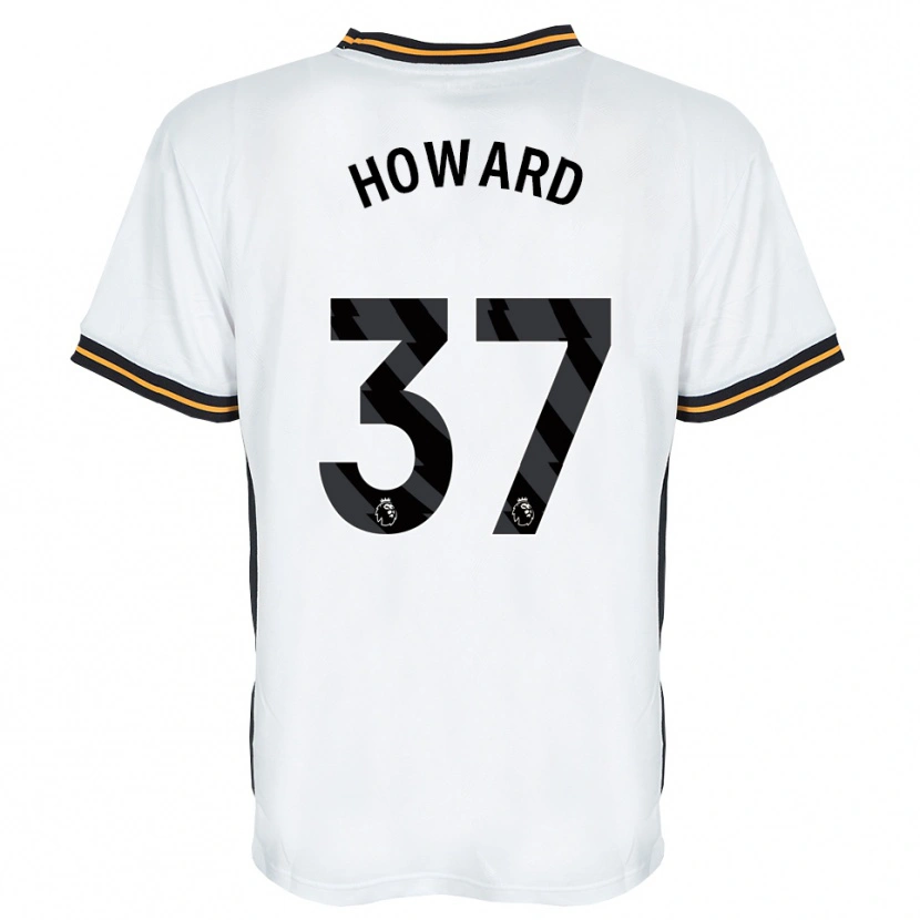 Danxen Donna Maglia Scarlet Howard #37 Bianco Arancione Nero Kit Gara Away 2026/27 Maglietta