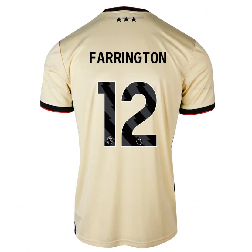 Danxen Donna Maglia Noah Farrington #12 Lemonchiffon Nero Rosso Kit Gara Away 2026/27 Maglietta
