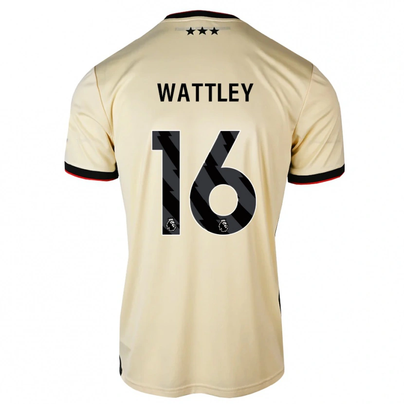 Danxen Donna Maglia Zac Wattley #16 Lemonchiffon Nero Rosso Kit Gara Away 2026/27 Maglietta