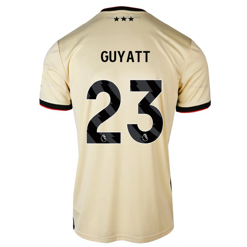 Danxen Donna Maglia Shauna Guyatt #23 Lemonchiffon Nero Rosso Kit Gara Away 2026/27 Maglietta
