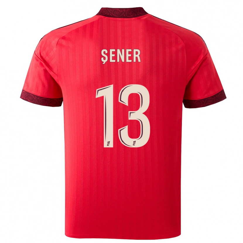 Danxen Donna Maglia Haktan Şener #13 Borgogna Rosso Bianco Kit Gara Away 2026/27 Maglietta
