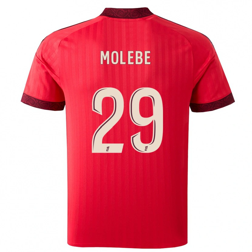 Danxen Donna Maglia Enzo Molebe #29 Borgogna Rosso Bianco Kit Gara Away 2026/27 Maglietta