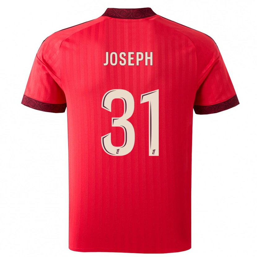 Danxen Donna Maglia Liana Joseph #31 Borgogna Rosso Bianco Kit Gara Away 2026/27 Maglietta