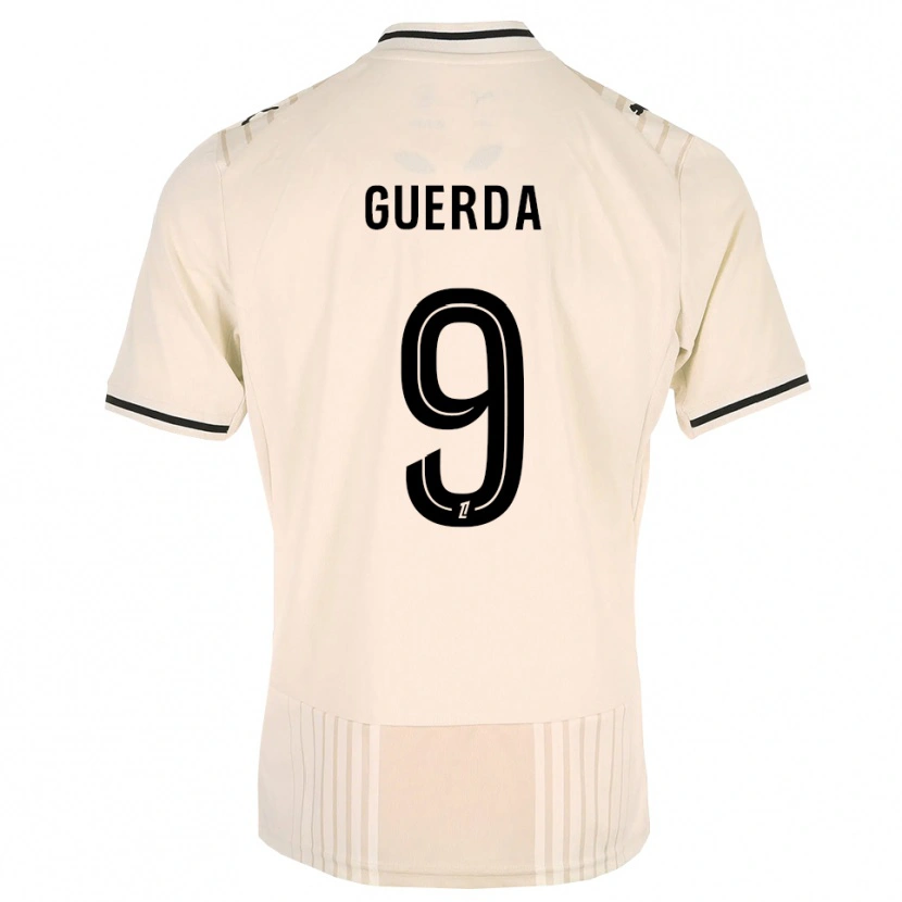 Danxen Donna Maglia Rylan Guerda #9 Oldlace Nero Bianco Antico Kit Gara Away 2026/27 Maglietta