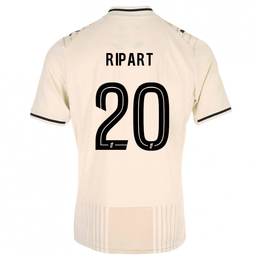Danxen Donna Maglia Renaud Ripart #20 Oldlace Nero Bianco Antico Kit Gara Away 2026/27 Maglietta