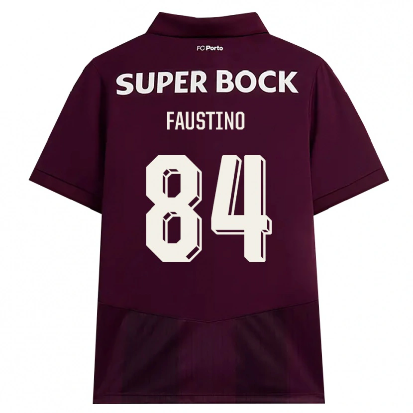 Danxen Donna Maglia Levi Faustino #84 Borgogna Bianco Kit Gara Away 2026/27 Maglietta