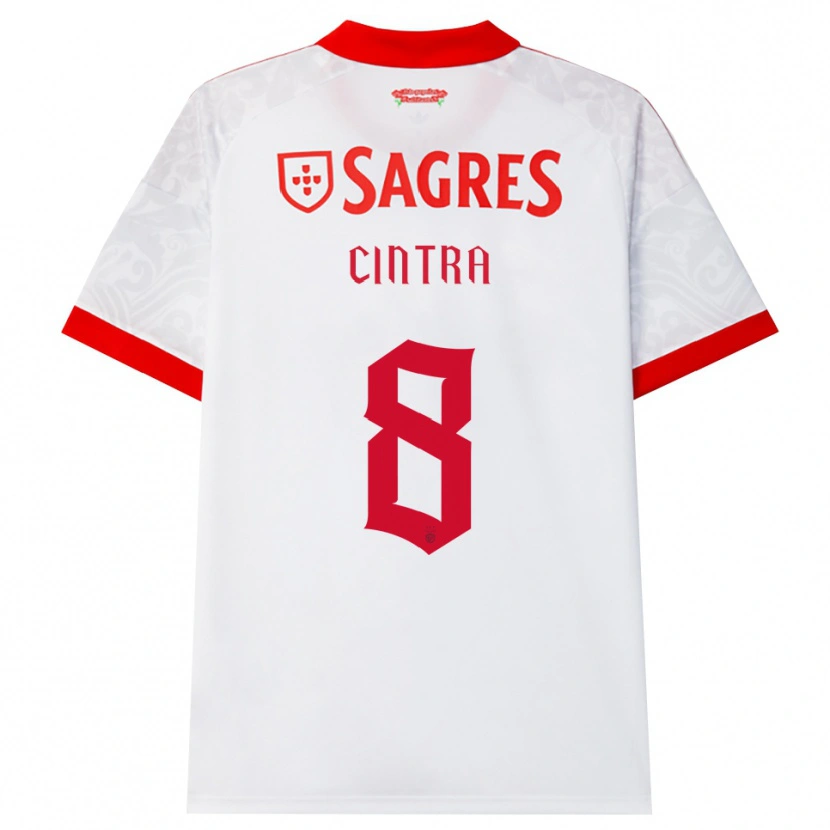 Danxen Donna Maglia Marta Cintra #8 Bianco Rosso Giallo Kit Gara Away 2026/27 Maglietta