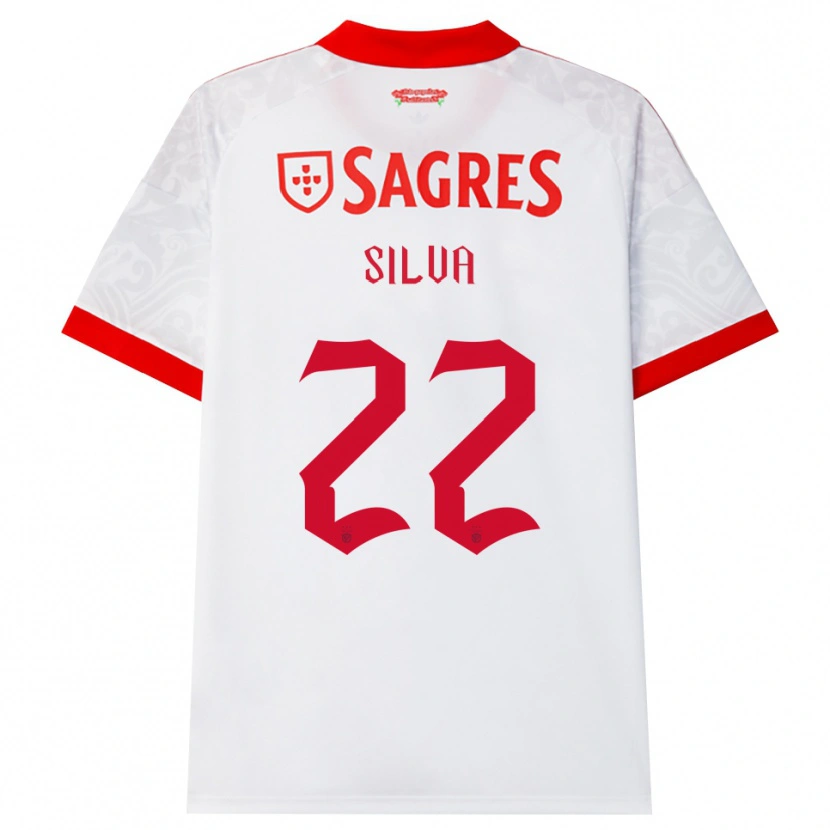Danxen Donna Maglia Amelia Silva #22 Bianco Rosso Giallo Kit Gara Away 2026/27 Maglietta