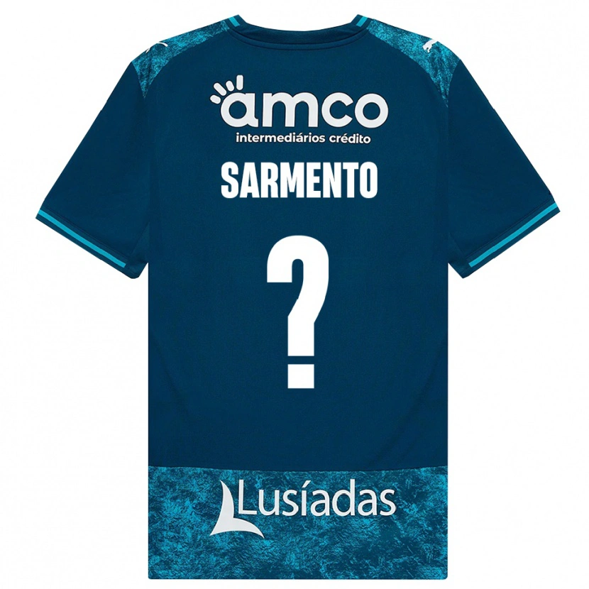 Danxen Donna Maglia Bernardo Sarmento #0 Grigioardesiascuro Verdeacqua Kit Gara Away 2026/27 Maglietta