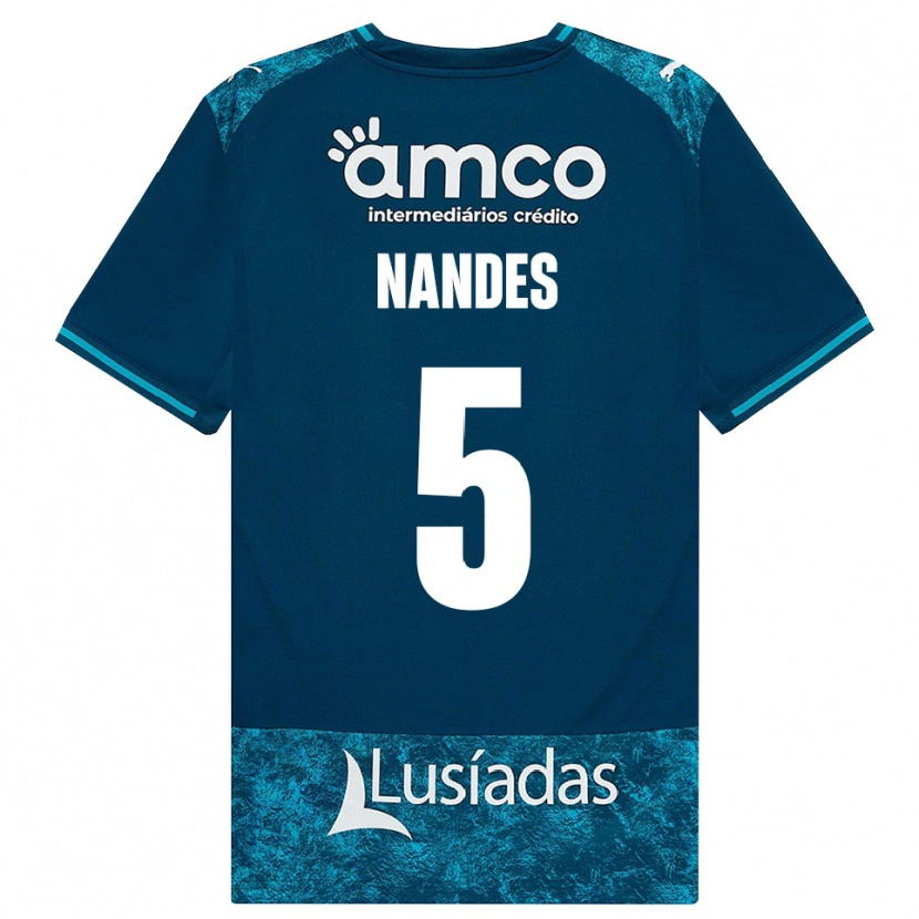 Danxen Donna Maglia Nandes #5 Grigioardesiascuro Verdeacqua Kit Gara Away 2026/27 Maglietta