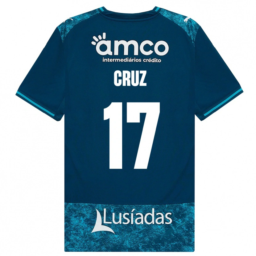 Danxen Donna Maglia Salvador Cruz #17 Grigioardesiascuro Verdeacqua Kit Gara Away 2026/27 Maglietta
