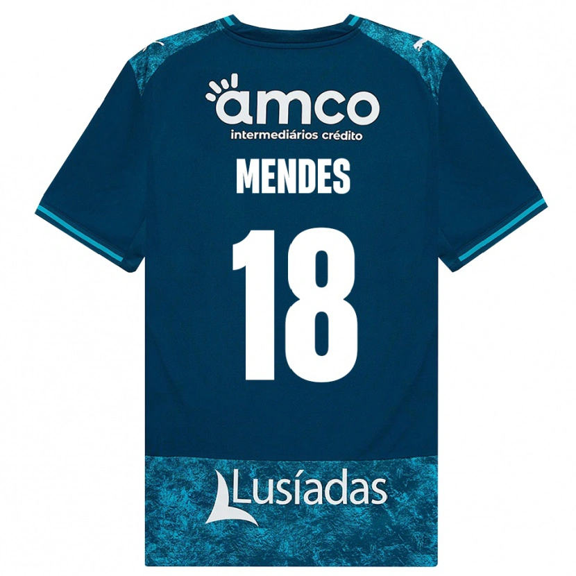 Danxen Donna Maglia Carolina Mendes #18 Grigioardesiascuro Verdeacqua Kit Gara Away 2026/27 Maglietta