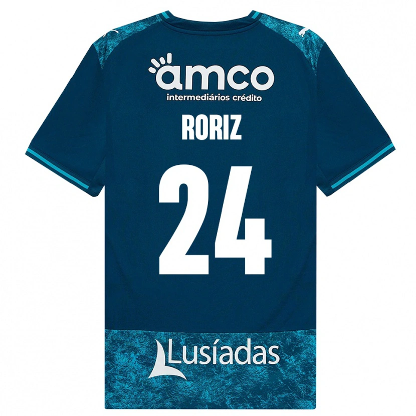 Danxen Donna Maglia Martim Roriz #24 Grigioardesiascuro Verdeacqua Kit Gara Away 2026/27 Maglietta