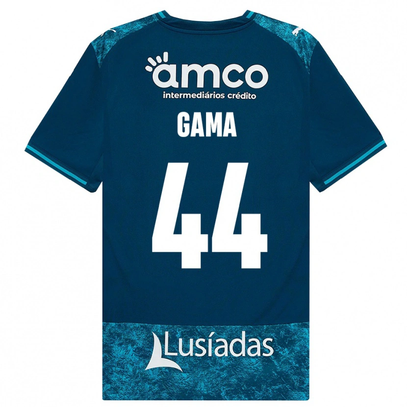 Danxen Donna Maglia Dinis Gama #44 Grigioardesiascuro Verdeacqua Kit Gara Away 2026/27 Maglietta