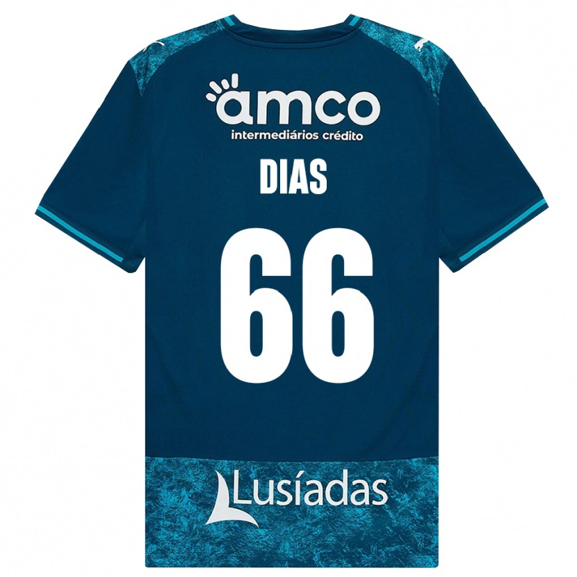 Danxen Donna Maglia Gonçalo Dias #66 Grigioardesiascuro Verdeacqua Kit Gara Away 2026/27 Maglietta