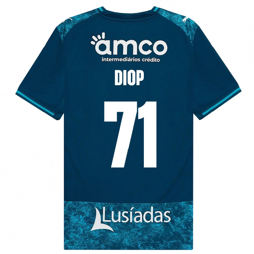 Danxen Donna Maglia Mamadou Diop #71 Grigioardesiascuro Verdeacqua Kit Gara Away 2026/27 Maglietta