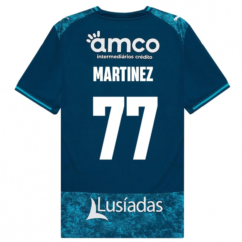 Danxen Donna Maglia Gabri Martínez #77 Grigioardesiascuro Verdeacqua Kit Gara Away 2026/27 Maglietta