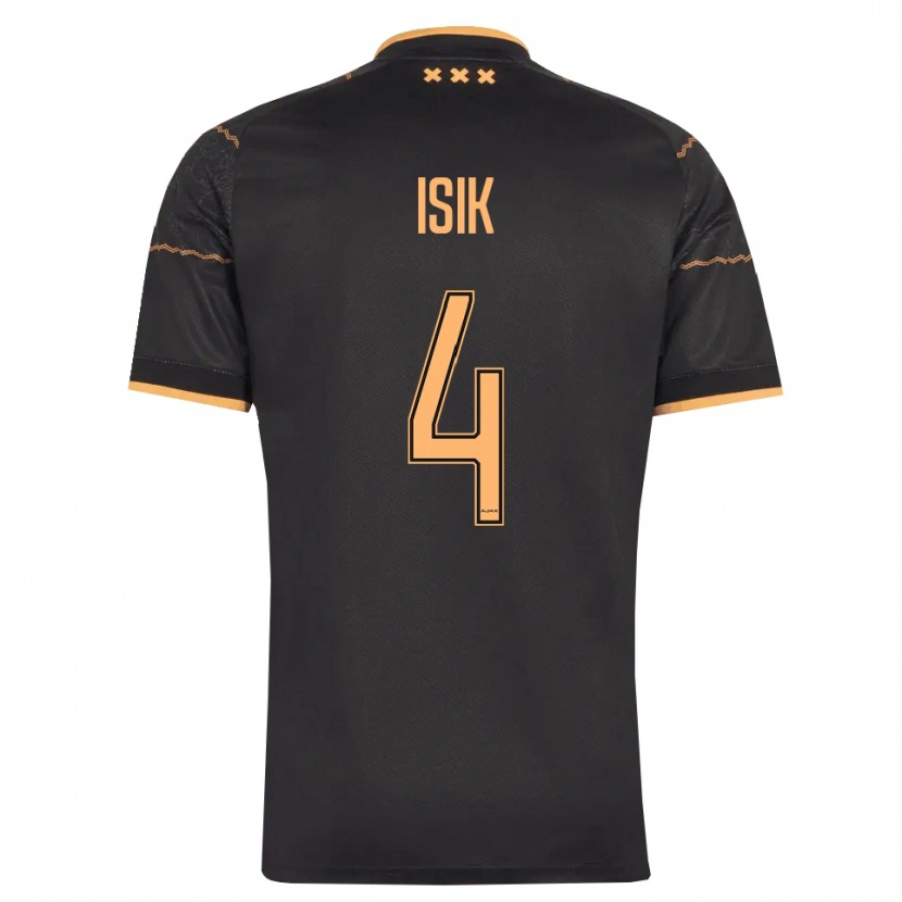 Danxen Donna Maglia Enes Işık #4 Nero Arancione Kit Gara Away 2026/27 Maglietta